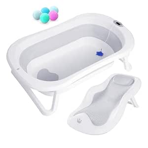 Faltbare Babybadewanne mit Badesitz/Badewanne XXL 
