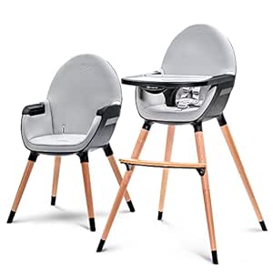 Kinderkraft Hochstuhl Fini 2 in 1 - grau