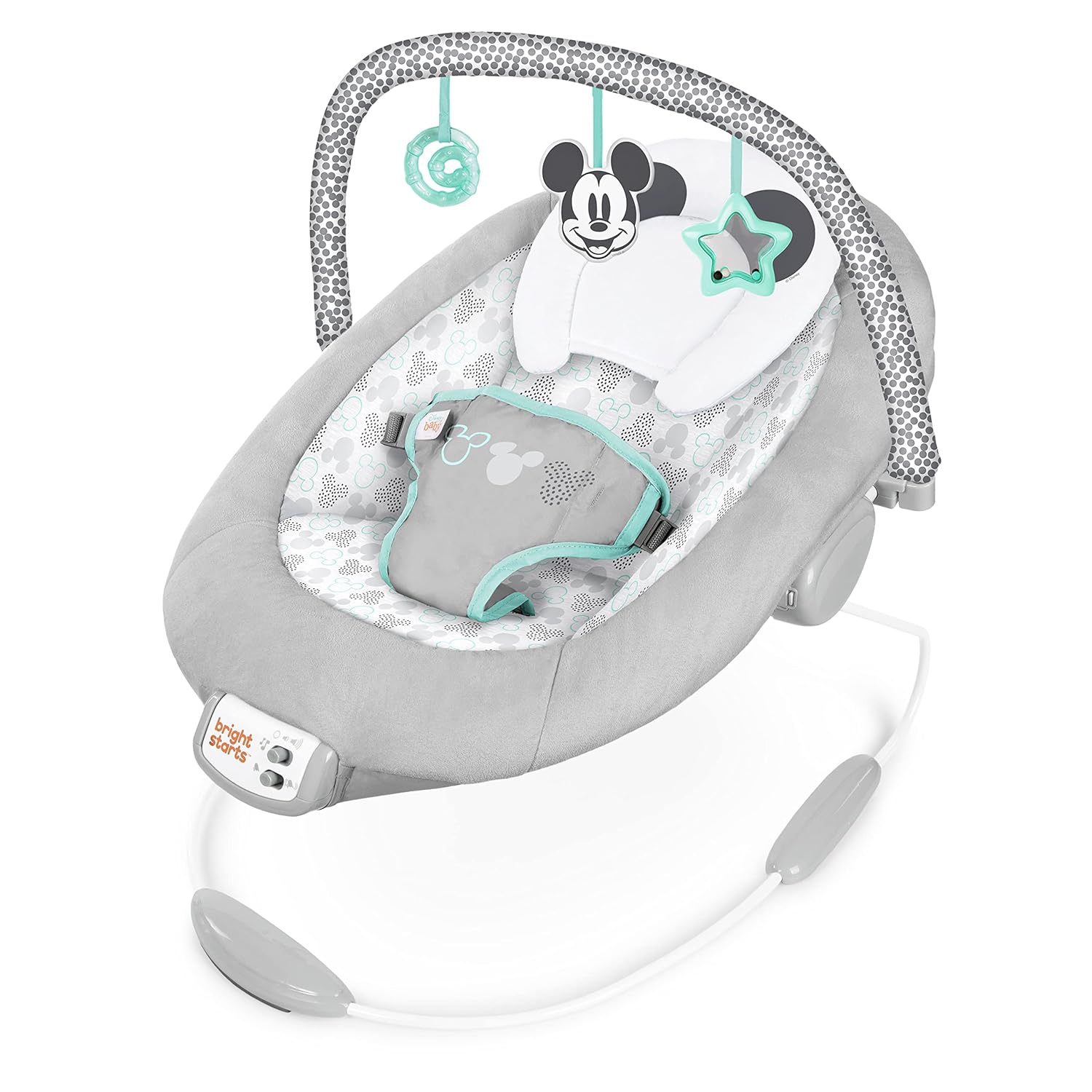 Bright Starts, Disney Baby, Micky Maus Babywippe mit beruhigenden Vibrationen