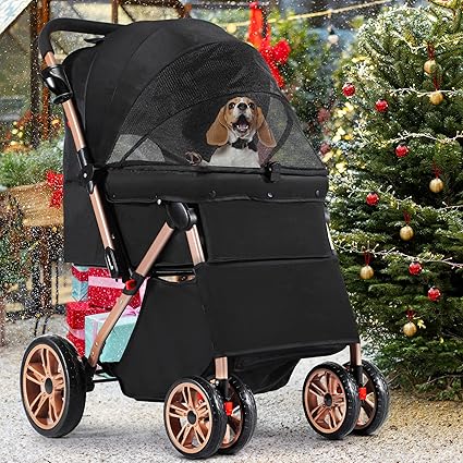YITAHOME Hundewagen - schwarz