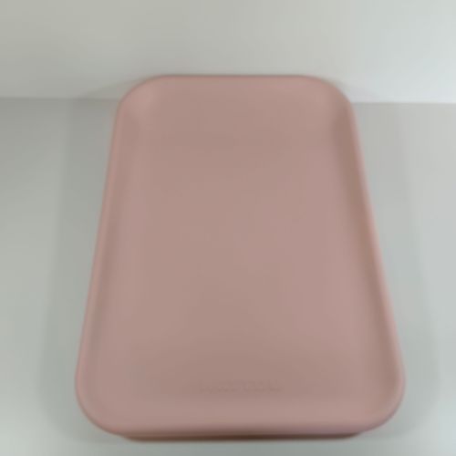 Nattou Matelas à Langer en Mousse doNattou Wickelmatte aus weichem PU Schaumuce, Matelas à langer lavable, Env. 50 x 70 cm, certifié PETA et végétalien, rose