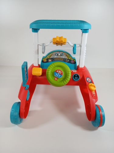 Fisher-Price - 2-Seiten Auto-Lauflernwagen, mitwachsendes interaktives Spiel-Center mit über 50 Liedern