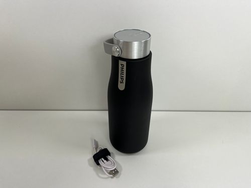 Philips Trinkflasche Go Zero Smart UV (schwarz)