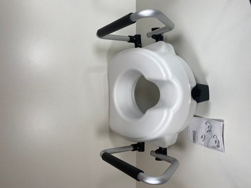Toilettensitzerhöhung 12,5 cm mit Armlehnen